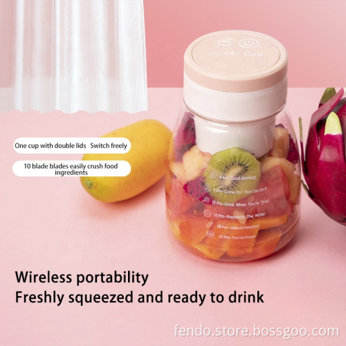 2024 NEW 7.4V Wireless Stainless Steel Portable Juicer Cup